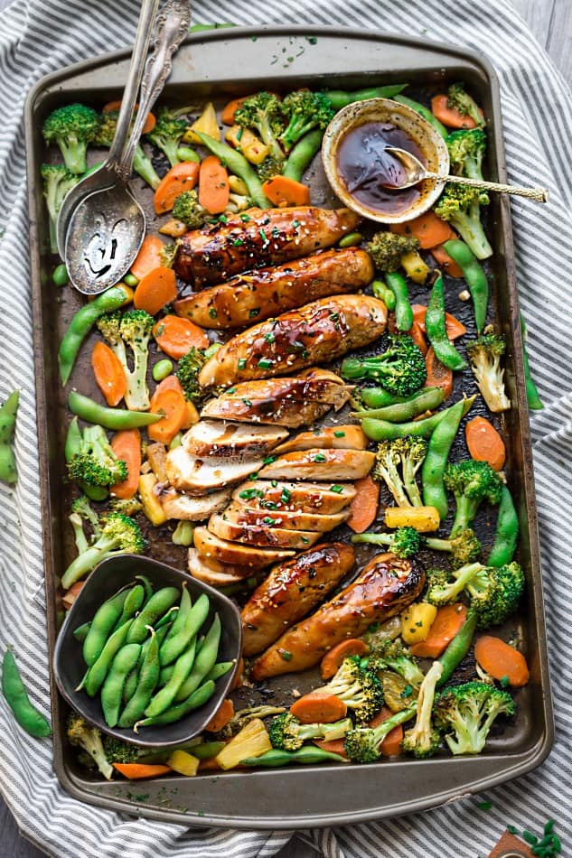 One Pan Teriyaki Chicken With Vegetables