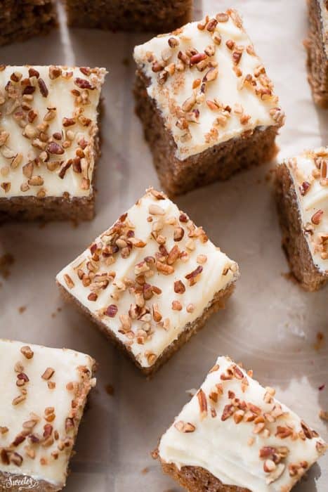 Brown Sugar Butterscotch Sheet Cake makes an easy dessert for the holidays.