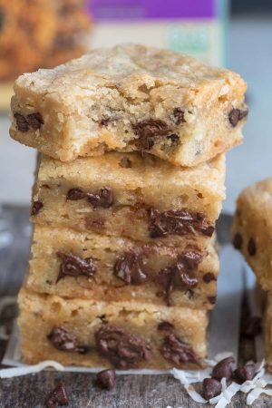 Caramel and Coconut Blondies make the perfect easy sweet treat!