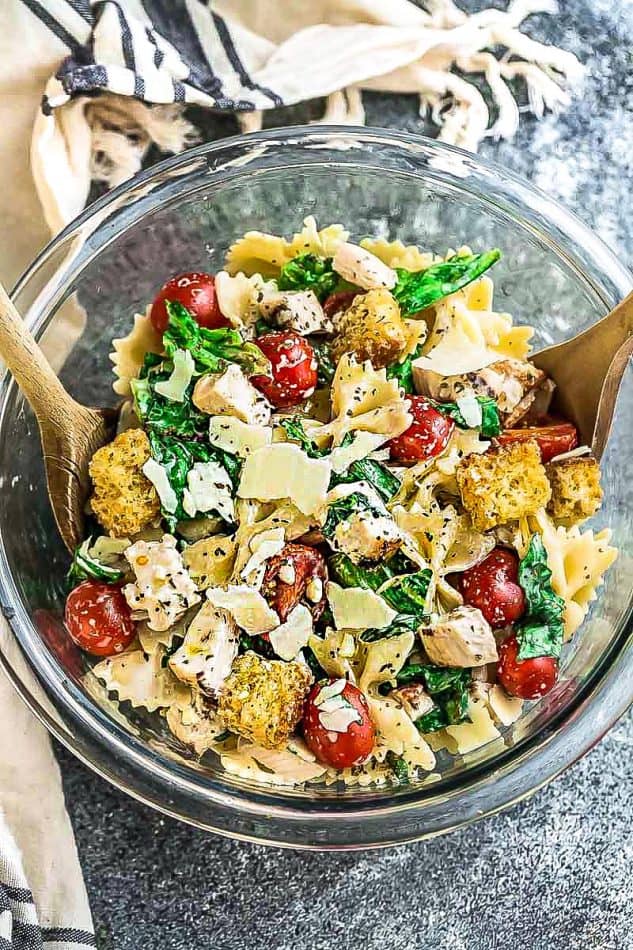 Chicken Caesar Pasta Salad Photo Recipe Picture 2