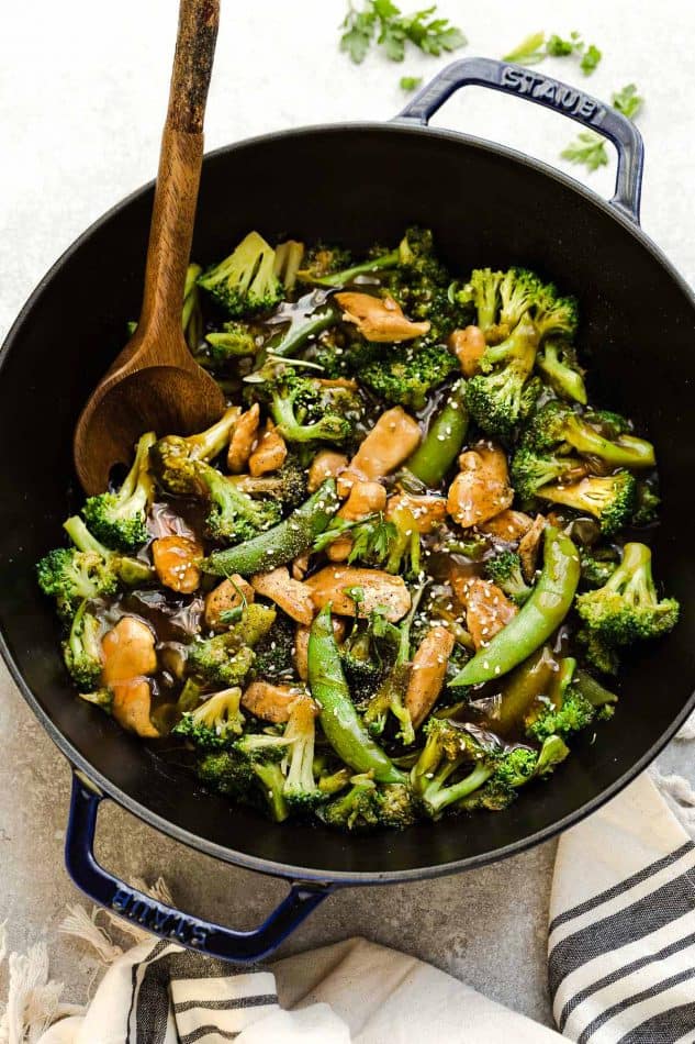 Chicken Stir Fry with Broccoli Snap Peas (Vegetable ...