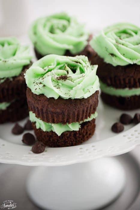 Chocolate Mint Cupcakes are perfect for the holidays!