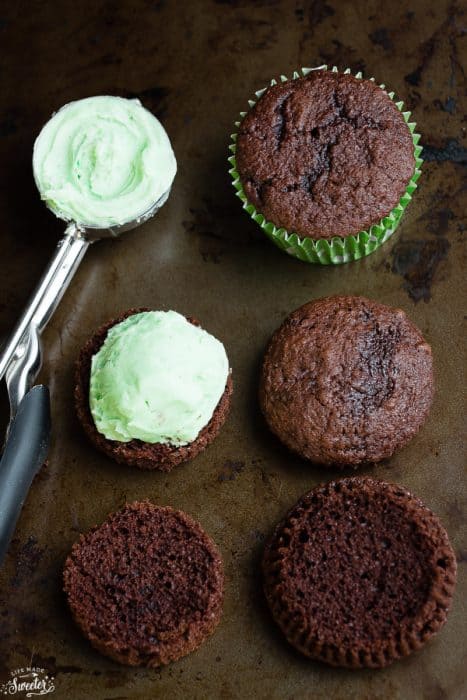 Chocolate Mint Cupcakes are perfect for the holidays