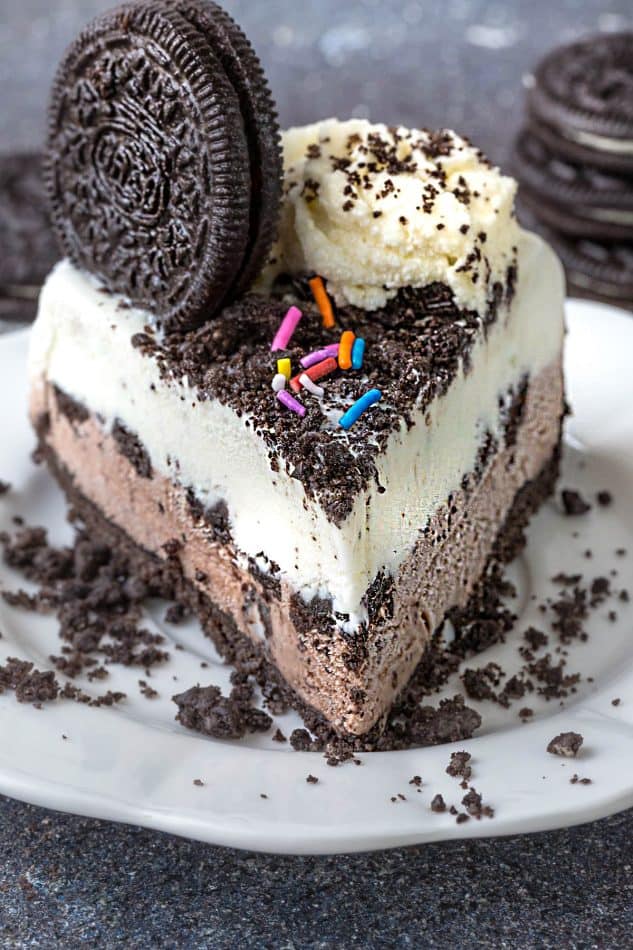 Cookies and Cream Oreo Ice Cream Cake Picture Photo Recipe