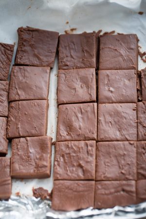 Easy Homemade 3 Ingredient Fudge makes the perfect sweet treat!