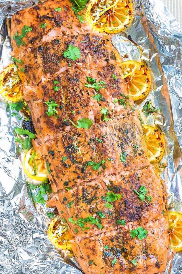 Honey Lemon Salmon + Baked Sheet Pan + RECIPE VIDEO
