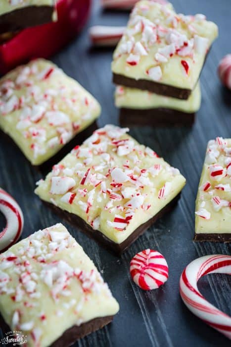 White Chocolate Peppermint Mocha Fudge makes the perfect gift for the holidays