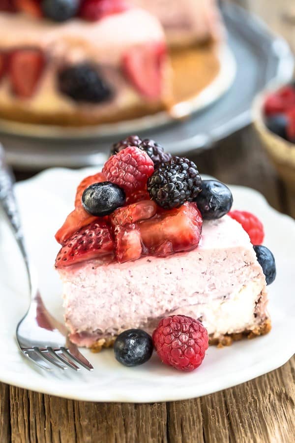 Mixed Berry Cheesecake makes the perfect dessert for any special occasion!!