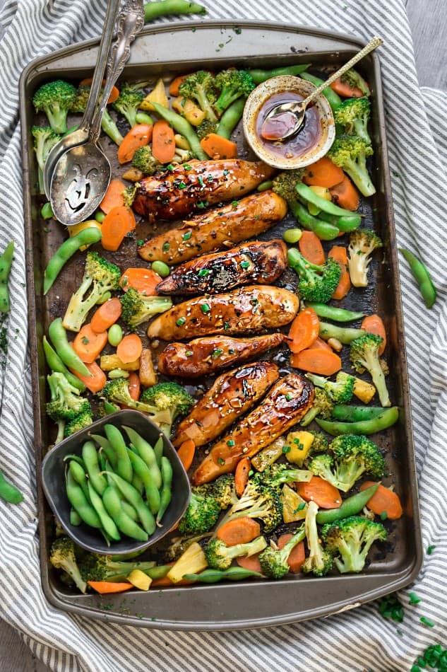 one-sheet-pan-teriyaki-chicken-with-vegetables-makes-the-perfect-easy ...