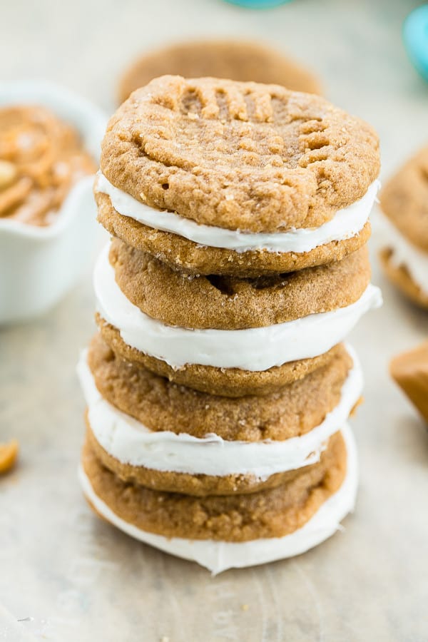 Peanut Butter Sandwich Cookies make a delicious treat!!