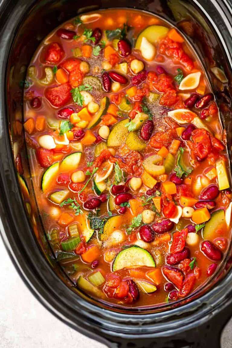 Slow Cooker Minestrone Soup Recipe Photo Picture10