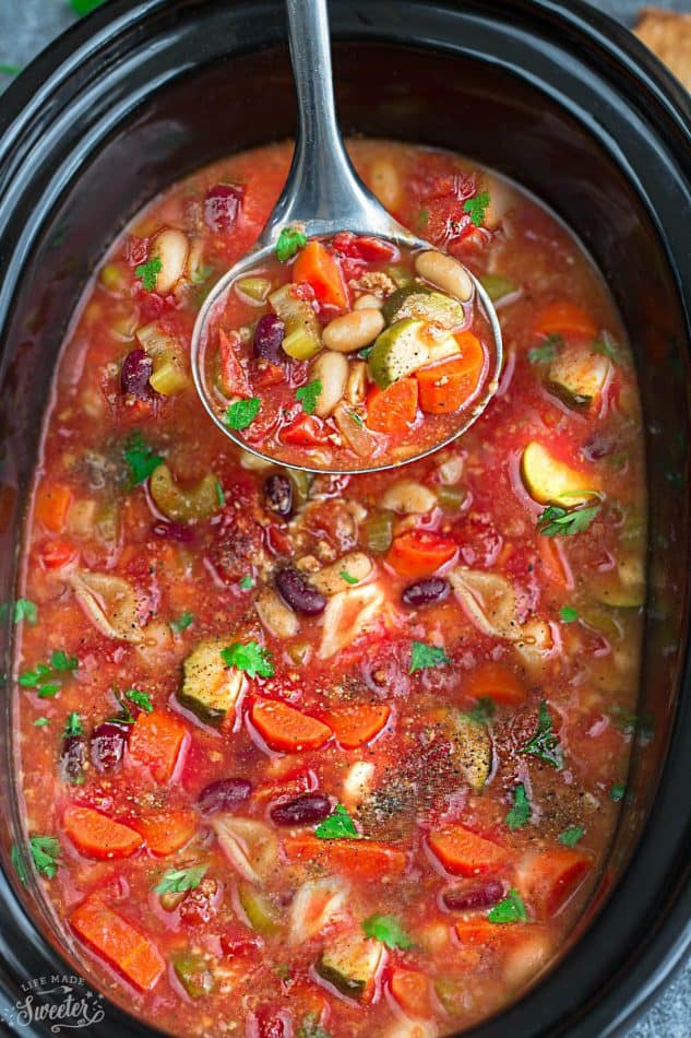 Slow Cooker Minestrone Soup lifemadesweeter (1)