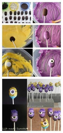 The Cutest Minion Cake Pops