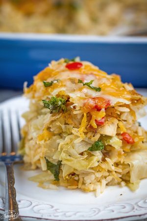 Unstuffed Cabbage Casserole makes an easy & comforting weeknight meal